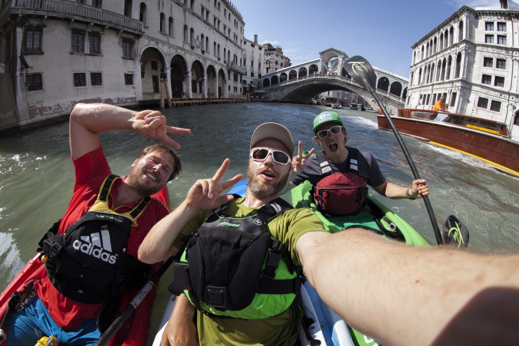 ... to the final selfie as we arrive in Venice, Italy.